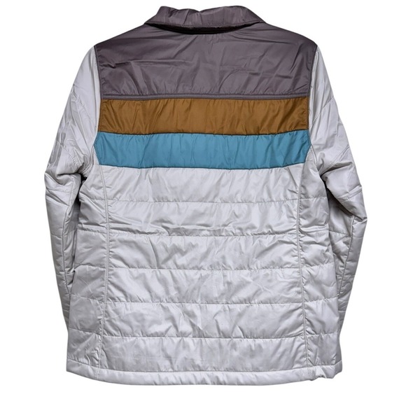 L.L. Bean Mountain Classic Puffer Jacket Taupe Brown/Gray Birch Women's Small - Picture 2 of 11